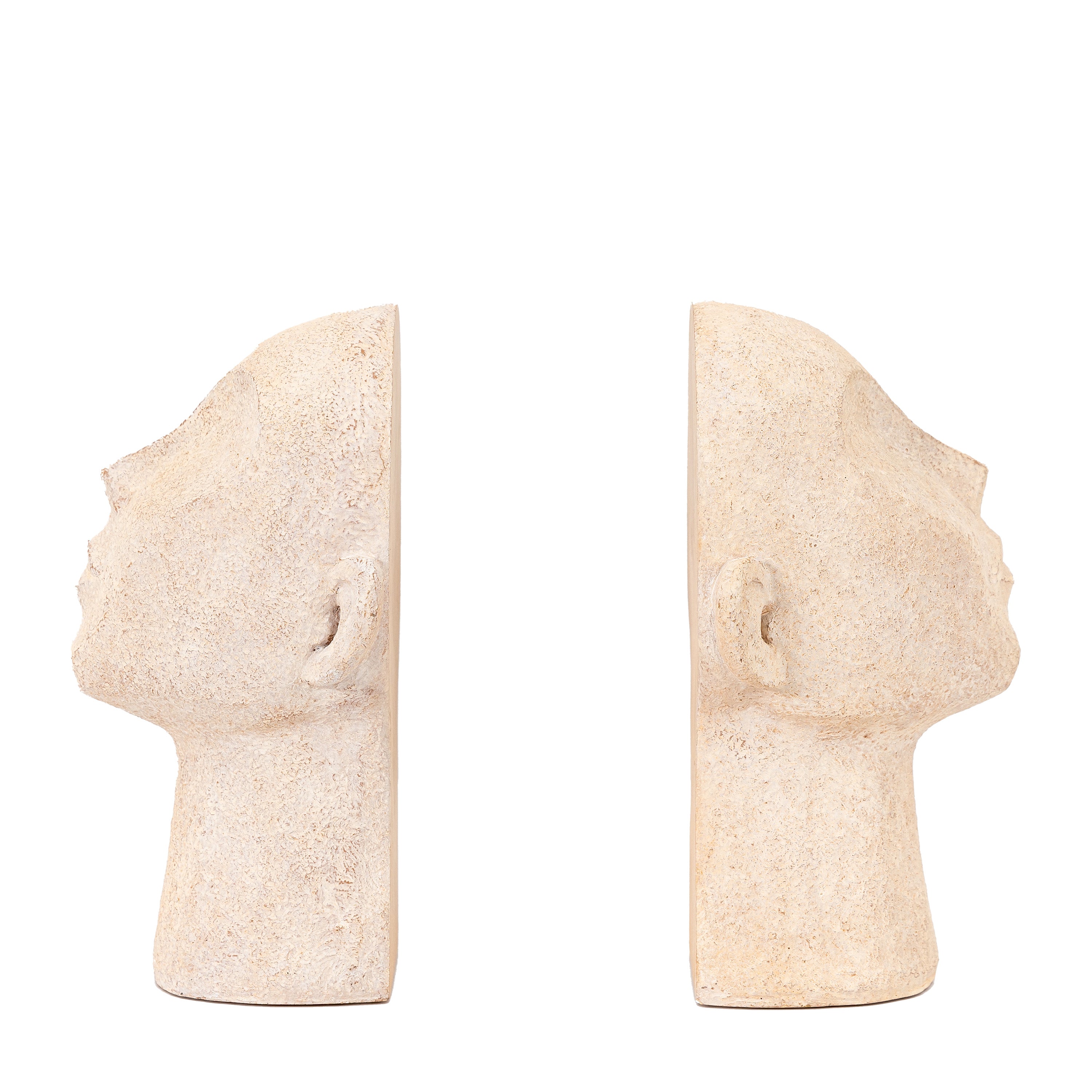 Stony Cream Heads Bookends